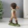 Souvenir Polystone "A boy with birds on a shovel" 10x4.5x12.5 cm