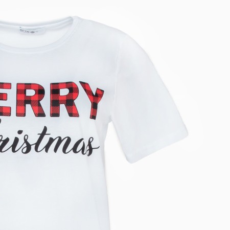 Women's T -shirt KAFTAN "Merry Christmas" p. 40-42, white-6