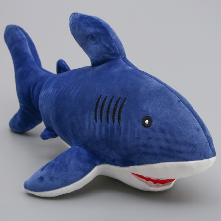 Soft toy "Shark", 55 cm, blue color