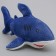 Soft toy "Shark", 55 cm, blue color