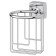 Air freshener holder, chrome, fbs