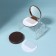 Mirror folding "chocolate miracle", with a comb, d = 6.6 cm, color mix