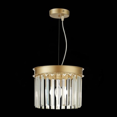 Suspension lamp ST LUCE. SL1624.203.01. Ercolano. 1x40 W, E14, 20x20x28 cm, Shampan-1