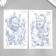 Tattoo on the body Blue "Chinese Warrior" mix 18x11 cm