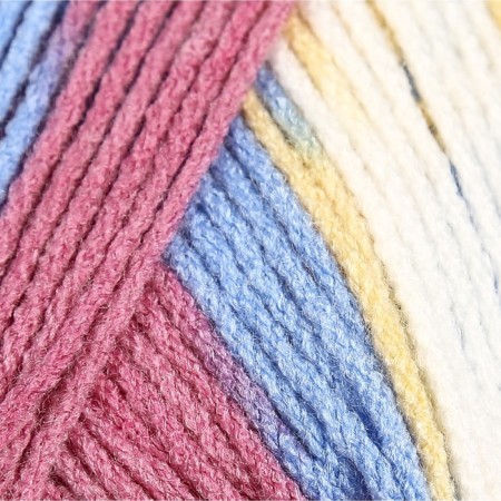Yarn "Carat Schetsia" 50% acrylic. 50% pan 160m/100g (1k237 multi -colored)