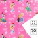 Packaging paper "New Year" 70x100 cm, cold heart