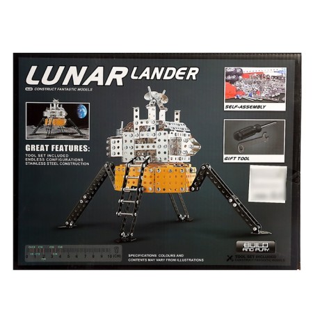 Metal designer "Station on the Moon", 558 parts-2
