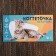 Coopete from cardboard with cat mint "Kotosmos", wave, 45 × 20 × 3.5 cm
