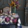Set of table "Ethel" "Flower Study", a tablecloth 110 × 150 cm, napkins 40 × 40 cm, 4 pcs., 100 % cotton