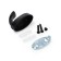 Furniture hook Cappio Sea, one -rod, zinc, black color