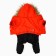 Clothing for dogs. Combineson winter "Warm Winter", Red-Cherry, Size L