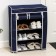 Shoe, 4 tiers, 57 × 28 × 72 cm, blue color