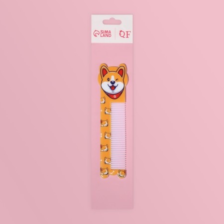 Расчёска фигурная «Корги», 14,7 × 3,8 см-2