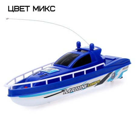 Radio -controlled “Patrol” boat works from batteries-2