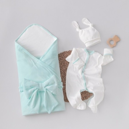 Kinderlitto “Knot” discharge kit, 4 items, height 50-56 cm, menthol color