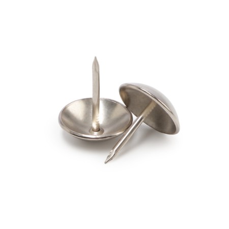 Tundra nails, decorative, 19x22 mm, chrome, 200 pcs-10