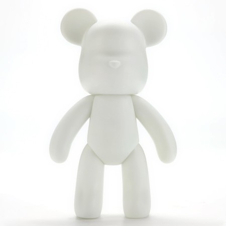 Drawing by acrylic on the plastic figure "Bear", blue, a set for creativity fluid art-2