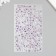 Sticking plastic rhinestones "Half -dumplings of different sizes" MIX 9.2x15.5 cm