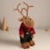 Decor "Deer in overalls"