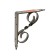 Figure bracket 150x125 modd 4, antique bronze