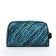 Cosmetic bag with lightning, blue/black color