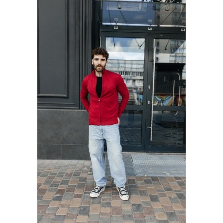 Jumper male ise, size 58, terracotta color-9