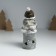 Souvenir Polystone Light "Vorostyki in a cap sits on the New Year's boot" Gray 7.6x9.5x15 cm 103258