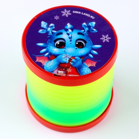 Spring Rainbow "Your Dragon", Mix Colors, D = 5 cm-2