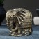 Figure "Indian Elephant" Old Gold, 12x7x6cm