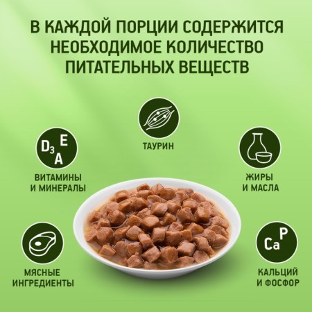 Wet Kitekat food for cats, chicken in sauce, spider 85 g-4