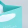 Gift package for flowers is triangular, packaging "Be happy", 12 x 8.3 x 9.6 cm