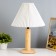 Board lamp "Sandr" E27 40W light wood 31x31x45 cm Risalux