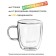 Set of mugs with double walls Olivetti DWC26, 2 pcs, 350 ml