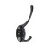 Hook furniture tundra TKD002 Light, two -rod, black