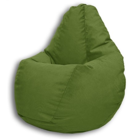 The hand-bag “pear” is positive carat, size m, diameter 70 cm, height 90 cm, velor, green color-1