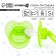 Nipple - dummy silicone orthodontic, from 0 months, green color
