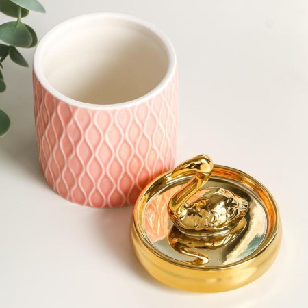 Coramics Coramics "Golden Flamingo" 13.5x7.5x7.5 cm-4