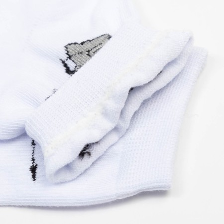 Women's socks "Lamur", white color, size 23-25-3