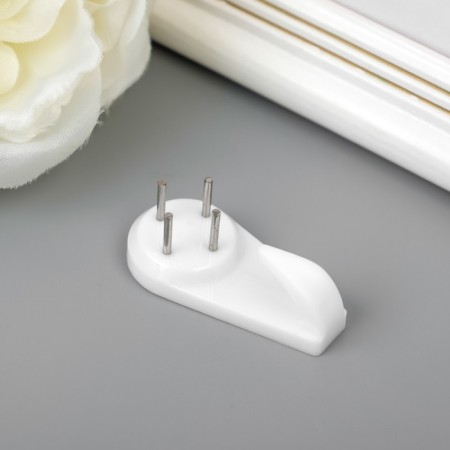 Hook plastic, universal set 5 pcs C184 4x2 cm-2