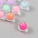 Beads for creativity plastic "Multi -colored" glossy set 30 grams d = 1.6 cm