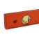 SPARTA level, 150 cm, aluminum, 3 eyes, orange, ruler