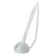 Ballic handle 0.5 mm on the stand "Stop" with Velcro and cord, blue rod, white body