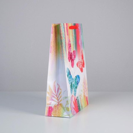 Package Gift Laminated Vertical, Packaging, "Butterflies", L 40 x 31 x 11.5 cm-1