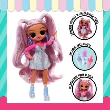 Doll "Kitty", L.O.L. Surprise! OMG Sweet Nails, with accessories-1