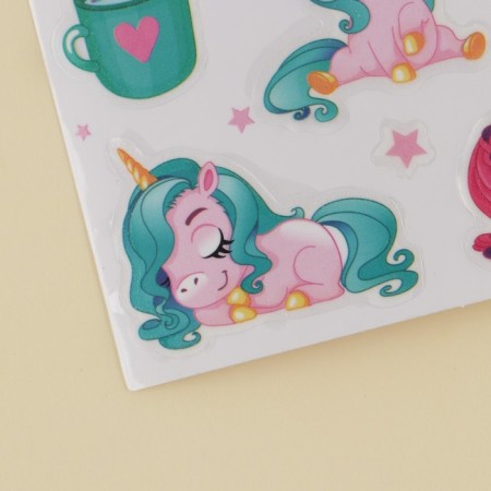 Stick with a luminous layer of "unicorns", 11 × 16 cm-2