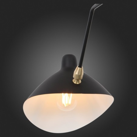 Ceiling Ceiling ST LUCE. SL305.402.03. SPRUZZO. 3x60 watts, E27, 110x110x65 cm, black color-10