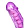 Realistic phallimitator A-Toys byfa Celiam, TPE, Purple color, 20.5 cm