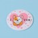 Pocket mirror “I love corgi”, d = 7 cm, multi -colored