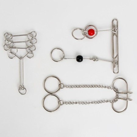Metal puzzles "Dacaker", 3 pieces-3