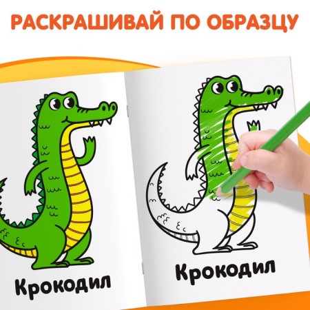 Coloring "Wild Animals" 16 p.-3